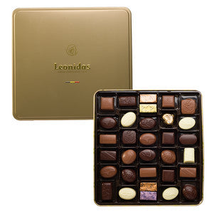 Gold Tin Box of 30 Chocolates