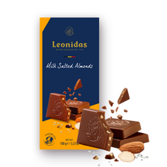 100 gram Milk Belgian Chocolate with Salted Almonds