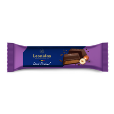 Leonidas 50 g dark praline chocolate bar
