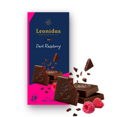 100 gram Dark Belgian Chocolate with Raspberry